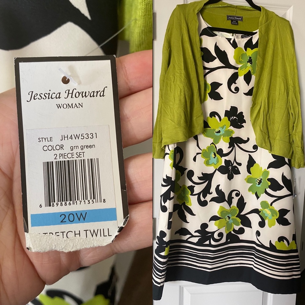 20W Dress and cardigan